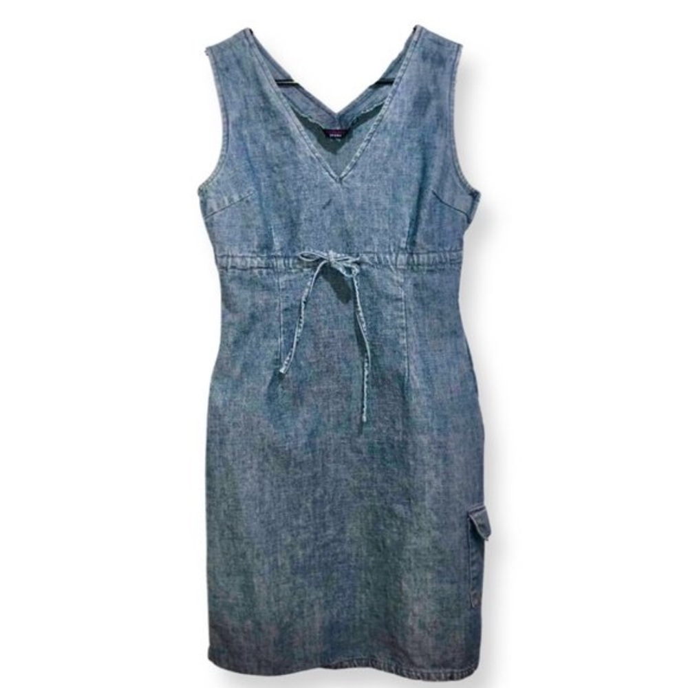 Vintage Tommy Jeans Sleeveless Denim Dress - M